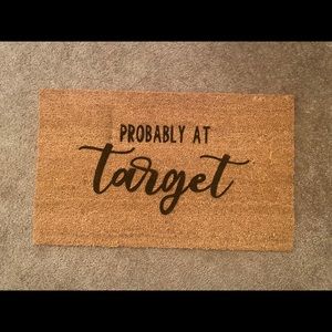 Probably at Target Doormat